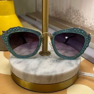 Aquamarine & sparkle Sunglasses